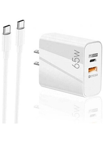 Shopi 65W Fast Charge Adapter For MacBook Pro Laptop Type C PD Quick Phone Ch...