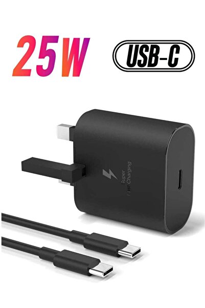 Shopi شاحن سريع بقوة 25 واط بتقنية PD، مزود بمقبس وكابل USB-C، متوافق مع هوات...