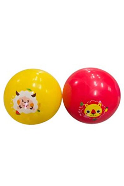 PlayFun Minge de cauciuc pentru copii, model Mielusel, 15 cm, galbena