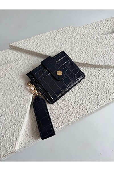Mia Collection Wallet Model Wallet 5 Navy Blue