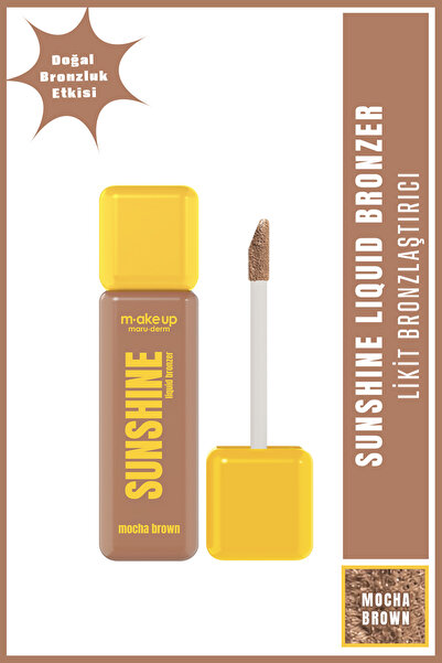 Maru.Derm make up maruderm Yoğun Pigmentli Likit Bronzer – Liquid Bronzer Moc...