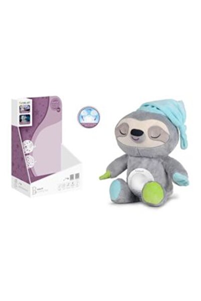 PlayFun Jucărie Plus Leneș cu Proiector și Lumină de Noapte