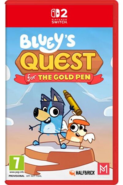 Cenega Switch 2 game Bluey's Quests for the Gold Pen