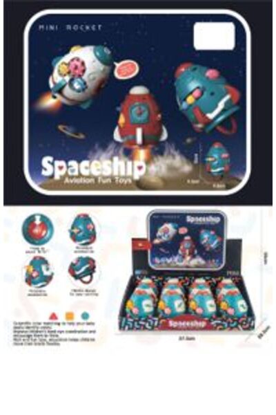 PlayFun Rachetă Jucărie 12 Bucăți Set