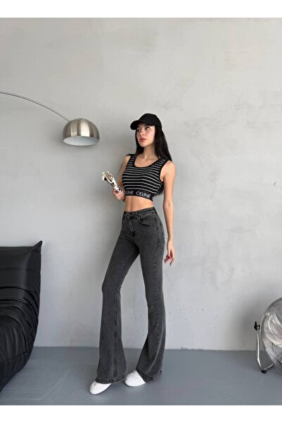 Aida Fashion İsponyol paça jeans