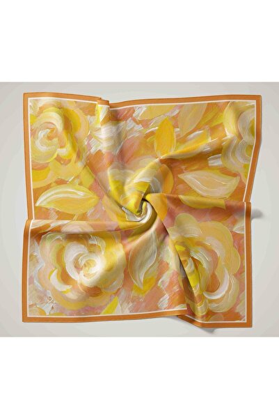 Silk Home Altuni Poppy Yellow Olinda Silk Scarf Ist 22.00.48001.52