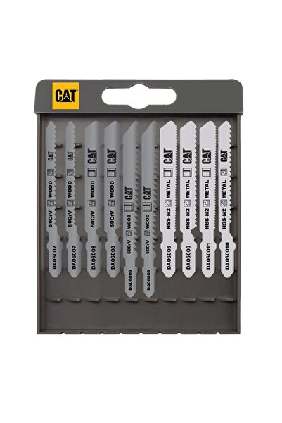 Cat DA06901 10 Parça Profesyonel Metal/Ahşap Hassas/Kaba Kesim Dekupaj Tester...