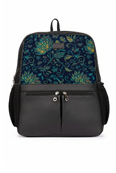 woys Patterned Women's Backpack with Laptop Compartment - Waterproof Fabric -...