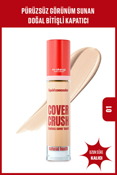 Maru.Derm m.ake up maruderm Flawless Touch Liquid Concealer No 01 – Doğal Bit...