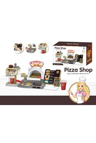 PlayFun Casă de Marcat Pizza Shop cu Cafea și Terminal Comenzi