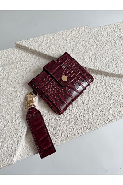 Mia Collection Wallet Model Cüzdan 5 Bordo