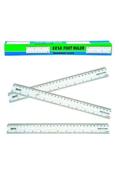 PlayFun Riglă Transparentă 30 cm