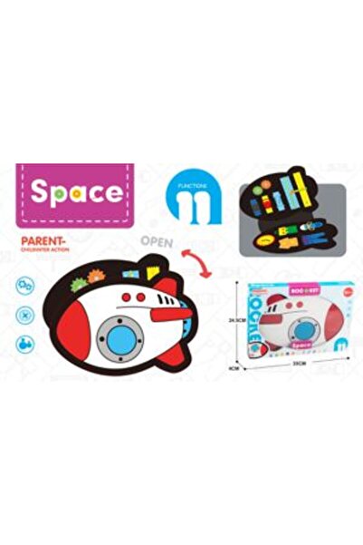 PlayFun Placă Activități Rachetă Textilă