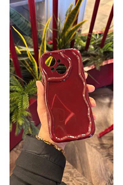 KILIF STORE TEKNO SPARK GO 1 BORDO DALGALI TELEFON KILIFI