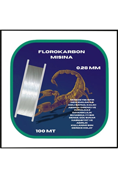 Uygunayakala Uyguna-Yakala 100 Mt 0.28 Mm Akrep Florokarbon Misina-O.228