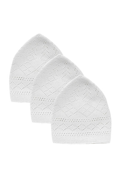 First Life A set of three high-quality Turkish Cotton men's caps - a comforta...