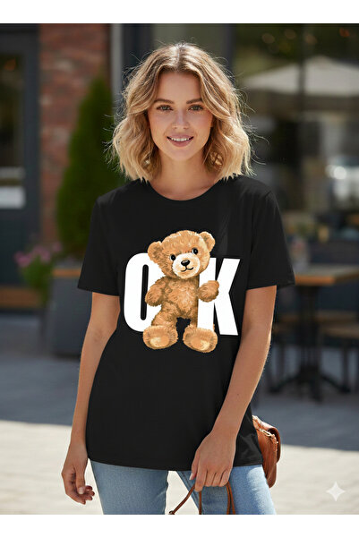 Modaikon Teddy Bear Printed Summer T-Shirt