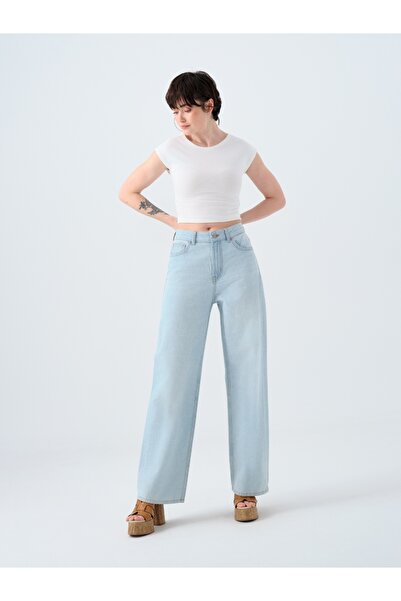 Loft Wide Leg Regular Fit Kadın Pantolon