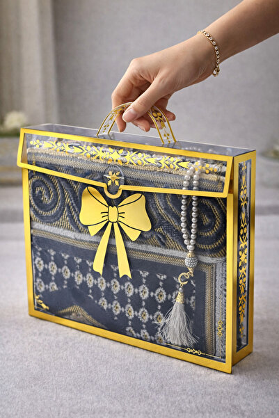 Deniz Elmasları Seccade Prayer Beads Set – Transparent Bag with Prayer Beads ...