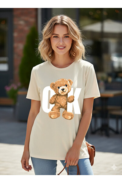 Modaikon Teddy Bear Printed Summer T-Shirt