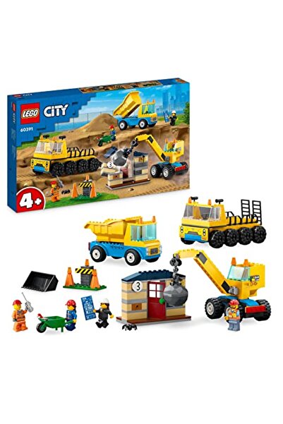 markentegra Lego City Construction Trucks and Demolition Bulldozer Crane 60391