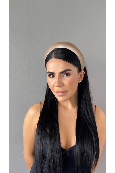 YOYYO Women's Crown Velvet Padded, Soft Hair Accessory