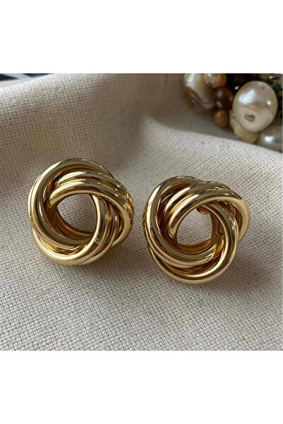 Les Séduisantes c.a. Halka Burgu Altın Kaplama Küpe VIP