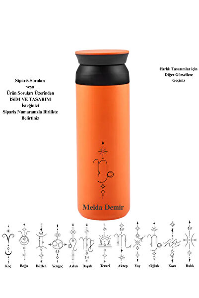 Karaca Rainbow Paslanmaz Çelik Termos 500 ml (8 SAATE KADAR SICAK/SOĞUK TUTMA)