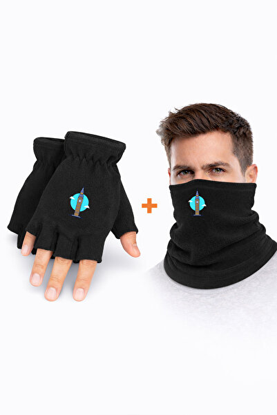 Omotasarım قفازات بولار كيسكت للجنسين من سايت تاور مع طوق للرقبة