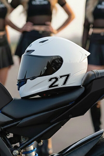 Yalıgraf Reklam Tabela Helmet Number Sticker - City License Plate Codes - Rac...