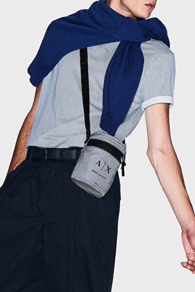 Armani Exchange Βαμβακερό μπλουζάκι με λογότυπο και λαιμόκοψη ποδηλάτου, ανδρ...