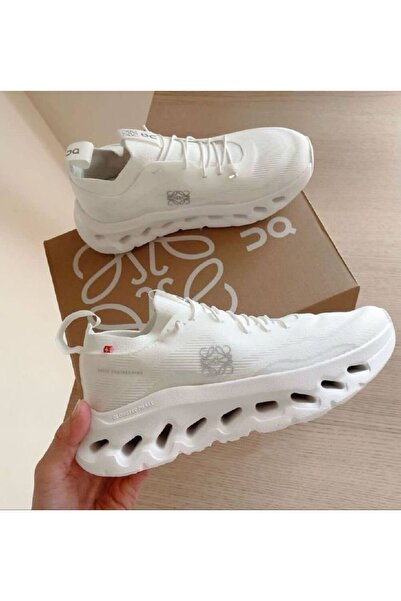 CLOUD On x LOEWE Cloudtilt '' All White '' Sneakers