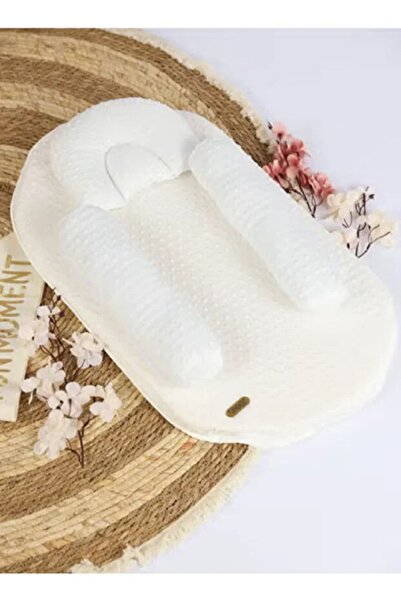 Fun Moment Portable mattress with barriers and pillow for newborns 75*42 cm