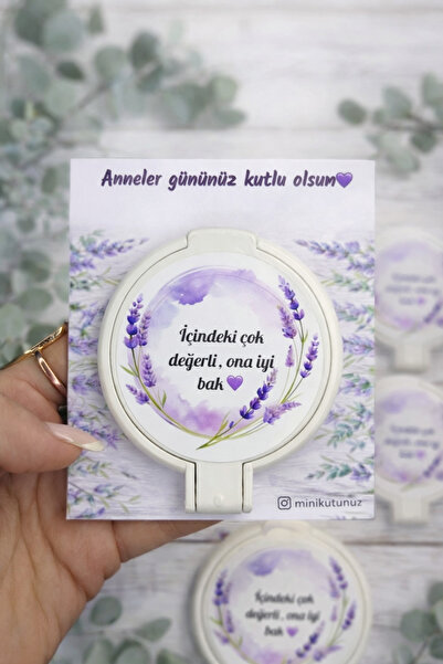Tasarım 10 Adet Anneler Günü Pleksi Ayna
