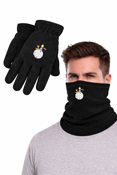 Omotasarım مجموعة قفازات طويلة من الصوف للجنسين من ليتل برنس