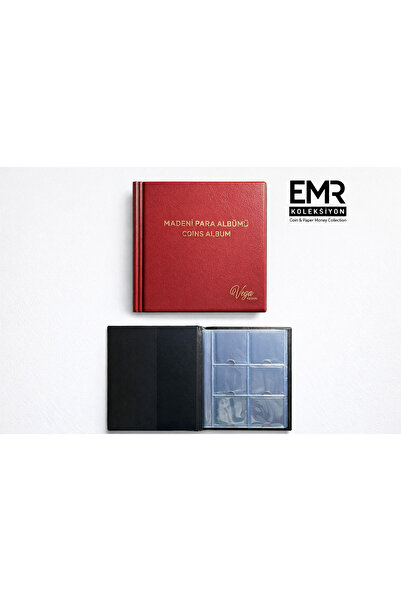 emir koleksiyon coin & paper collection Para Albümü, Küçük Boy, Kapamalı Para...