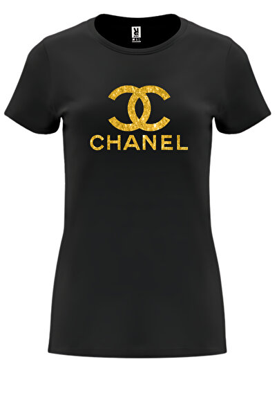 Cooloryx Women's Gold Glitter T-Shirt