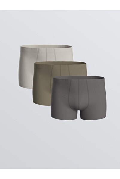 LC Waikiki Ozmarka New Season Standard Fit Cotton Flexible Men's Boxer 3-Pack