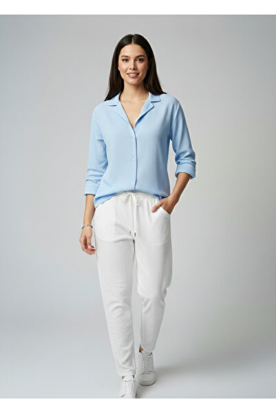 Mayer Butik Women's Colorful Special Production Spacious Oversize Wrinkled Fa...