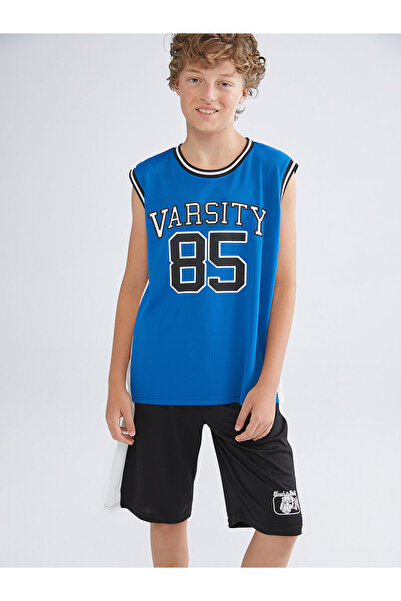 LC Waikiki Özmarka Новий сезон Велосипедний комір Varsity з принтом для хлопч...