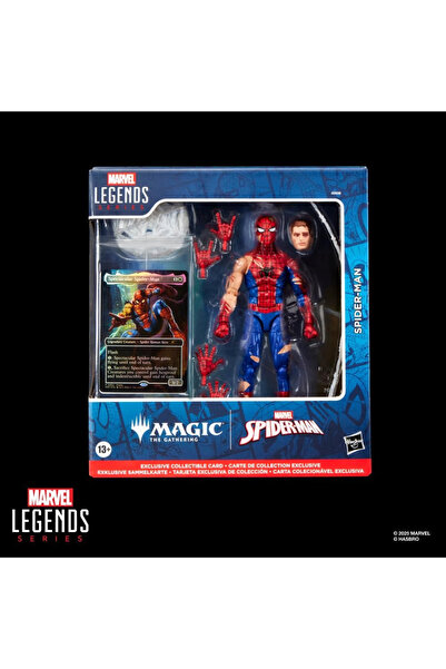 Marvel Legends Spider-Man Serisi Magic: The Gathering Battle-Damaged Aksiyon Figürü – Koleksiyonluk