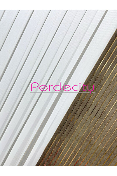 PERDECITY Bambu Balıksırtı Desen Tül Perde 1x2,5 sık Pile Ütü İstemez Kırışma Yapmaz Her Odaya Uygun 10x32 ölçü numune kumaştır