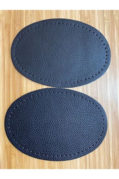 Öztürk Tuhafiye Zakrpa za lakat Prirodna koža prošivena. 10x14.5cm jedan par.