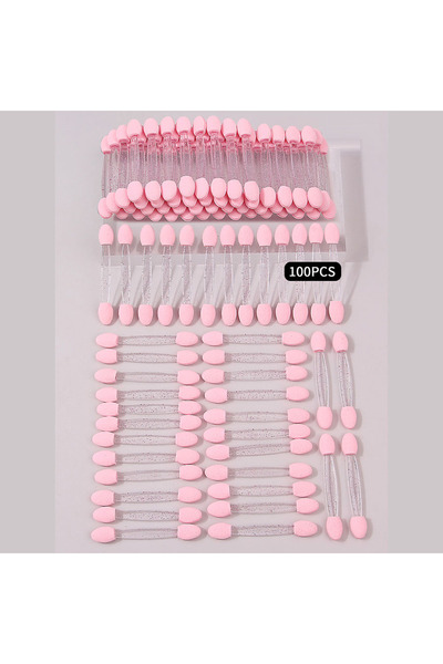 Choice3 100PCS 10/20/50/100PCS multi-functional double-headed sponge eye make...