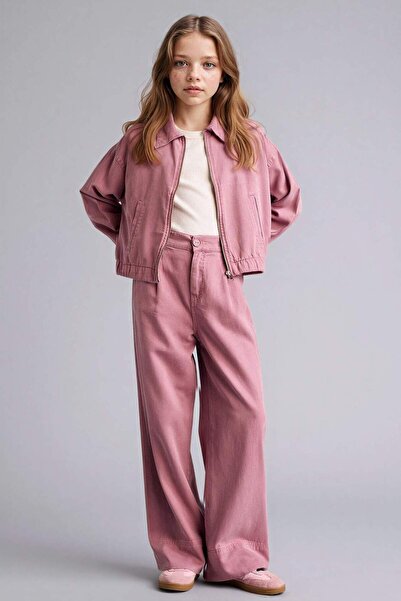 DeFacto Wıde Leg Geniş Paça Tensel Pantolon Kız Çocuk G6368A826SM