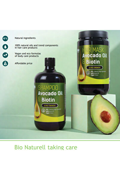 BIO Naturell Hair Shampoo "Avocado Oil & Biotin"946ml