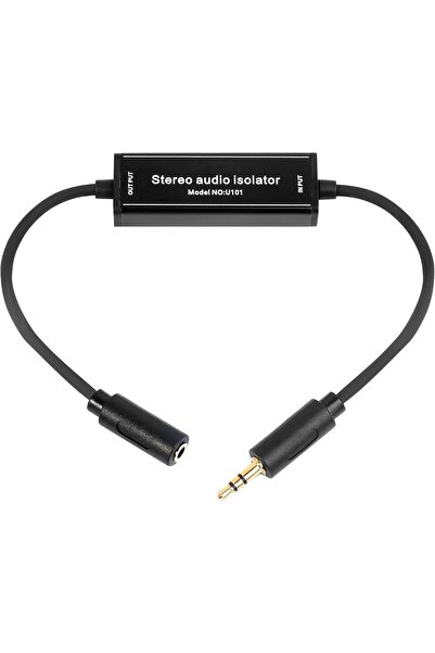 Generic عازل ضوضاء مساعد زنبركي X، عازل حلقة أرضية صوتية 3.5 مم، مزيل طنين عا...