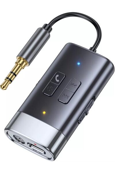 Generic جهاز استقبال صوتي بلوتوث للسيارة ومشغل MP3 – محول مكالمات لاسلكي بدون...