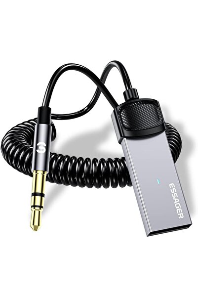 Generic ULHYC 5.0 Bluetooth Aux Adapter Bluetooth Car Receiver, Handsfree USB...