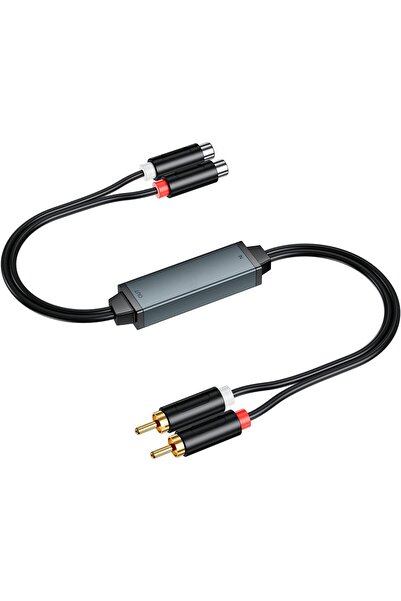 Generic Stereo 2 Channel RCA Ground Loop Isolator, Signal Noise Filter Suppre...